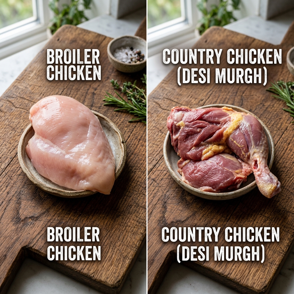 Broiler vs. Country Chicken: What's the Difference?